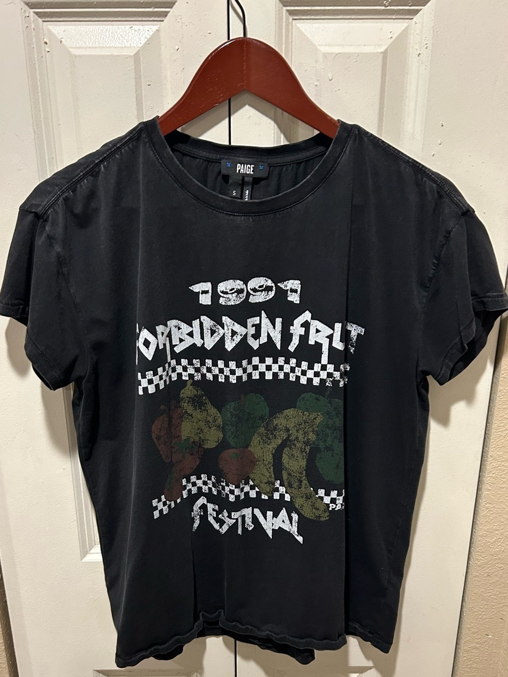 Paige Forbidden Fruit 1991 Graphic Tee Festival , Small